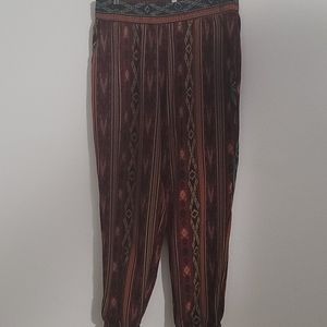 Vintage Aztec print Baggy pants